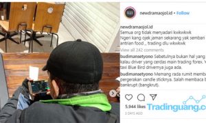 Lagi Main Forex, Driver Ojol Ini Dianggap Lakukan Penyamaran