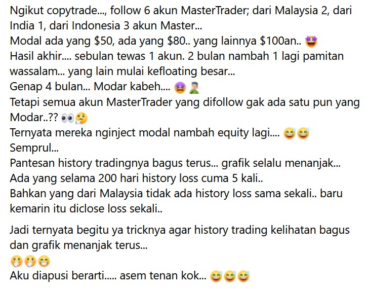 Master forex indonesia penipuan emas forex best indicator ever