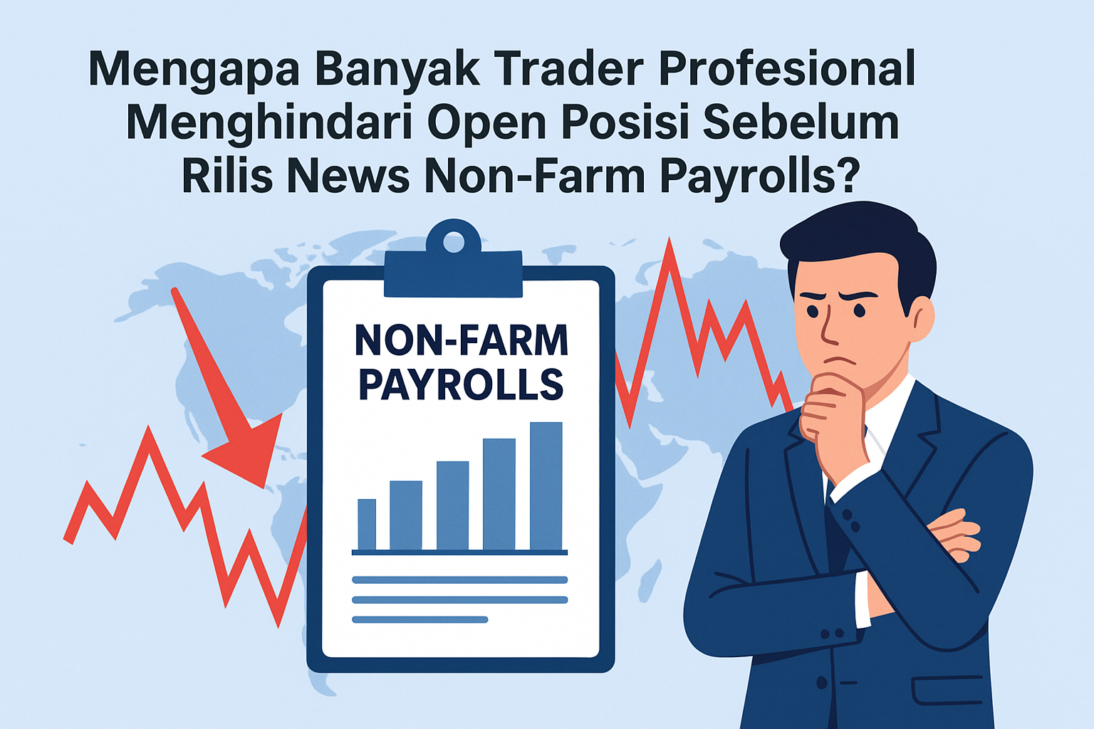 Mengapa Banyak Trader Profesional Menghindari Open Posisi Sebelum Rilis News Non-Farm Payrolls?