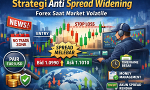 Strategi Anti Spread Widening Forex Saat Market Volatile