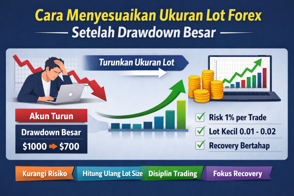 Cara Menyesuaikan Ukuran Lot Forex Setelah Drawdown Besar