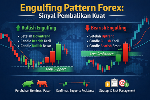 Candlestick Forex: Bagaimana Engulfing Pattern Menjadi Sinyal Pembalikan yang Kuat?