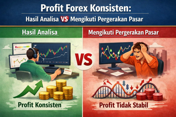 Profit Forex Konsisten: Hasil Analisa VS Mengikuti Pergerakan Pasar