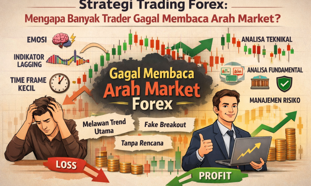 Strategi Trading Forex: Mengapa Banyak Trader Gagal Membaca Arah Market Forex?