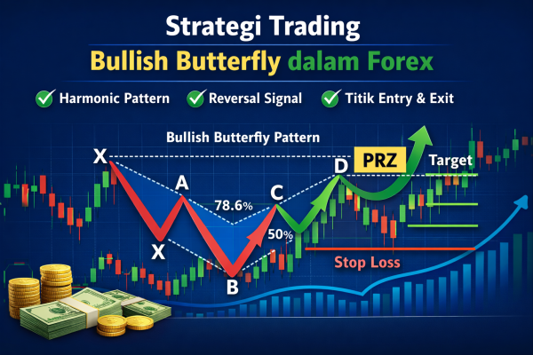 Menerapkan Strategi Trading Pattern Bullish Butterfly dalam Forex untuk Raih Profit
