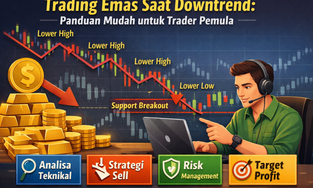 Trading Emas Saat Downtrend: Panduan Mudah untuk Trader Pemula