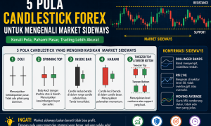 5 Pola Candlestick yang Mengindikasikan Market Sideways Forex