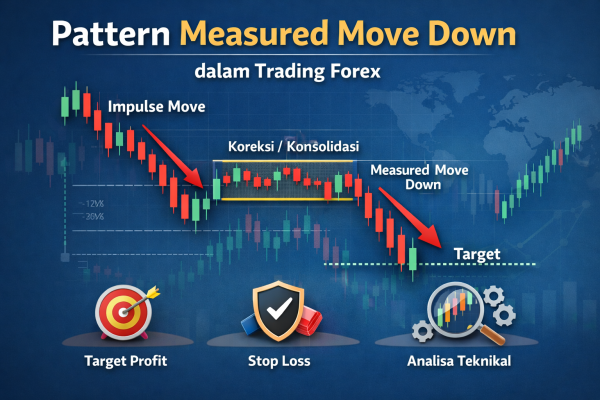 Menerapkan Strategi Pattern Measured Move Down dalam Trading Forex