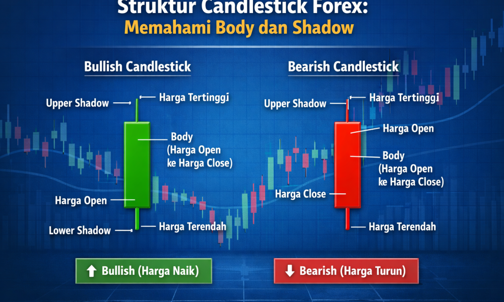 Struktur Candlestick Forex: Memahami Body dan Shadow