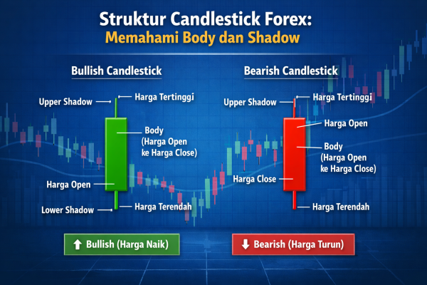 Struktur Candlestick Forex: Memahami Body dan Shadow