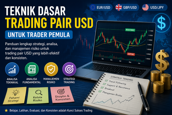 Strategi Forex: Teknik Dasar Trading Currency Pair USD untuk Trader Pemula