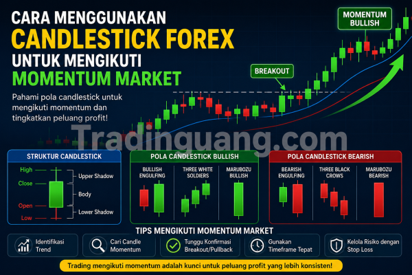 Cara Menggunakan Candlestick Forex Ikuti Momentum Market