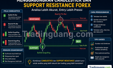 Menggabungkan Candlestick Forex dan Support Resistance