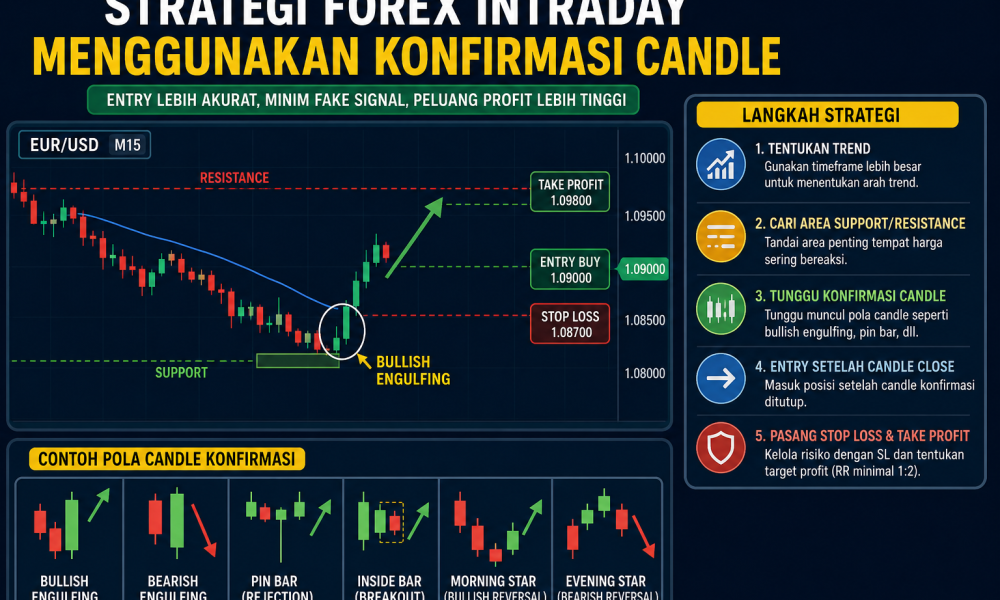 Strategi Forex Intraday Menggunakan Konfirmasi Candle