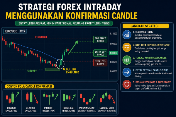Strategi Forex Intraday Menggunakan Konfirmasi Candle