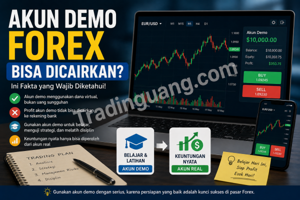 Akun Demo Forex Bisa Dicairkan? Simak Penjelasan Lengkapnya!