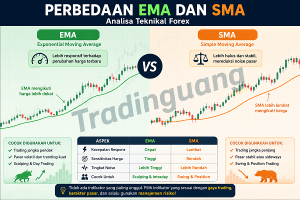 Analisa Teknikal Forex: Perbedaan EMA dan SMA