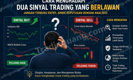 Cara Menghadapi Dua Sinyal Trading yang Berlawanan