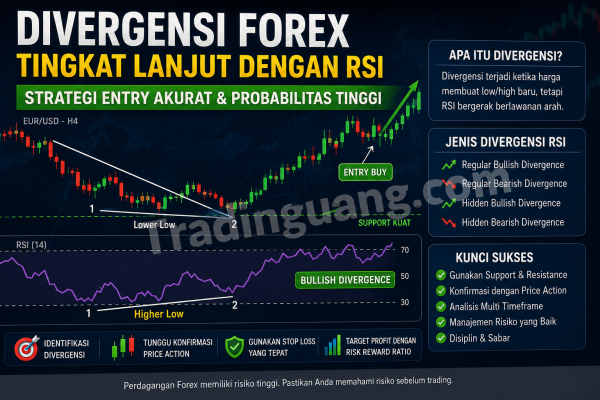 Divergensi Forex Tingkat Lanjut dengan RSI untuk Entry Akurat