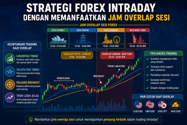 Menerapkan Strategi Forex Intraday dengan Memanfaatkan Jam Overlap Sesi