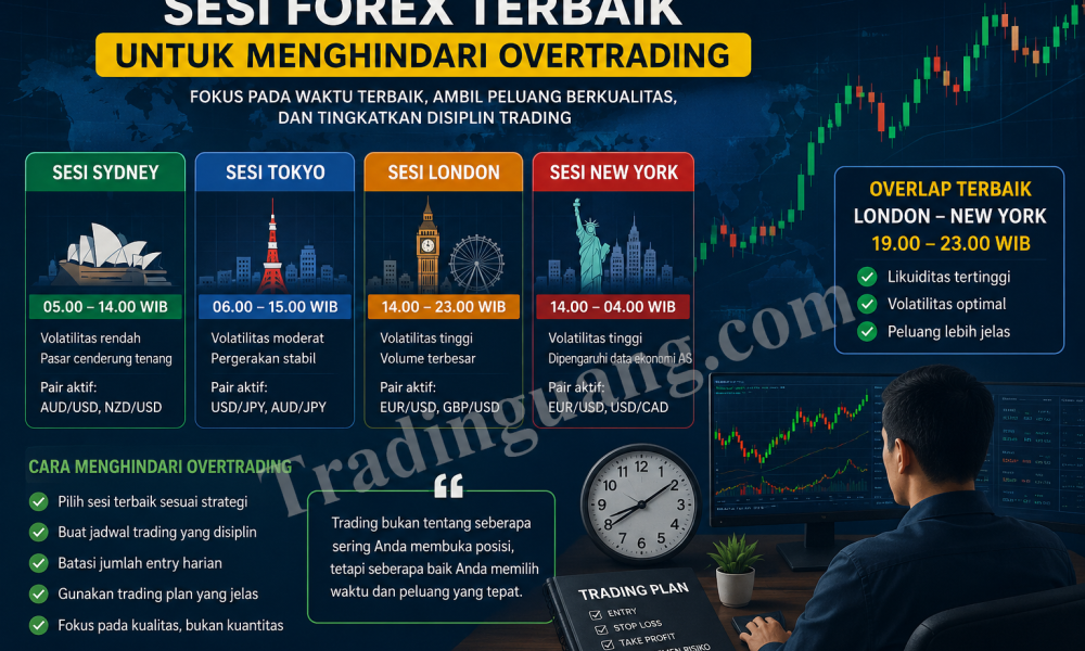 Menghindari Overtrading dengan Memilih Sesi Forex Terbaik