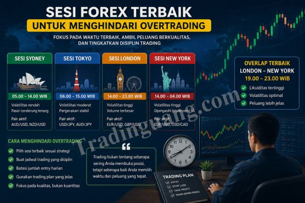 Menghindari Overtrading dengan Memilih Sesi Forex Terbaik