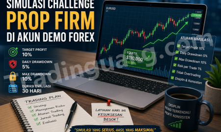 Mensimulasikan Challenge Prop Firm di Akun Demo Forex