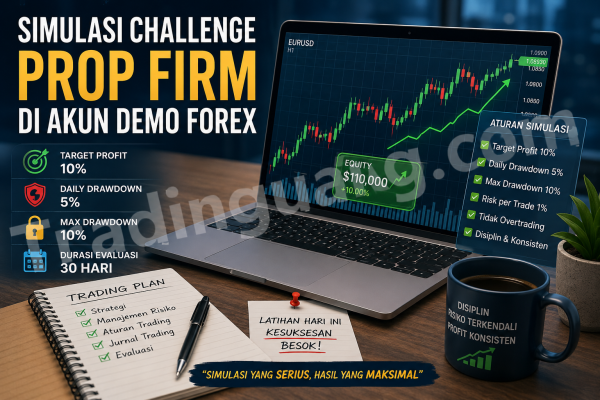 Mensimulasikan Challenge Prop Firm di Akun Demo Forex