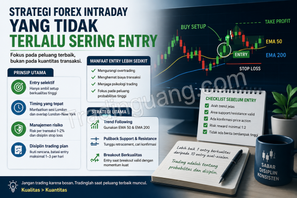 Strategi Forex Intraday yang Tidak Terlalu Sering Entry