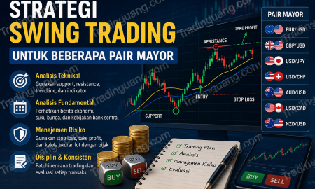Strategi Swing Trading untuk Beberapa Pair Mayor Forex