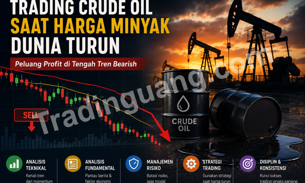 Trading Crude Oil saat Harga Minyak Dunia Turun