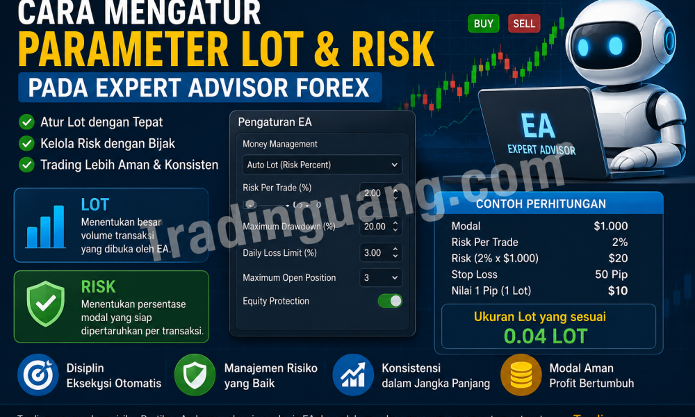 Cara Mengatur Parameter Lot dan Risk pada Expert Advisor Forex