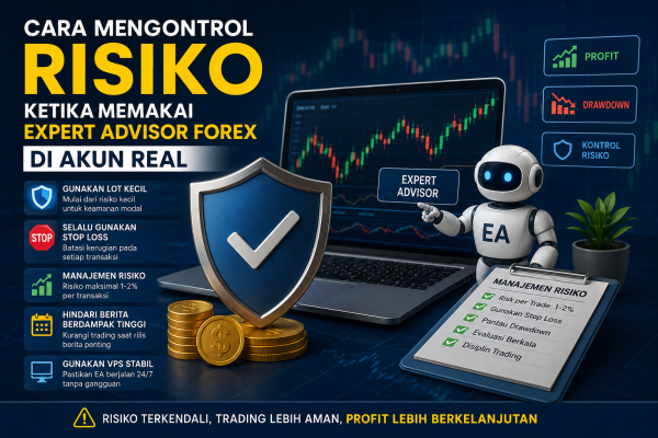 Cara Mengontrol Risiko Ketika Memakai Expert Advisor Forex di Akun Real