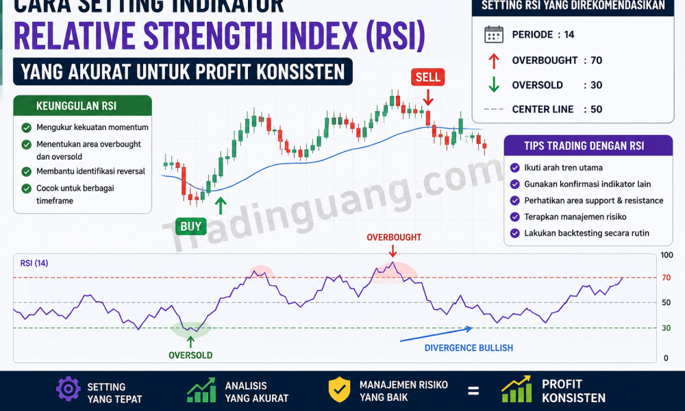 Cara Setting Indikator Relative Strength Index yang Akurat untuk Profit yang Konsisten