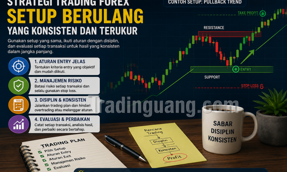 Strategi Trading Forex dengan Setup Berulang yang Konsisten