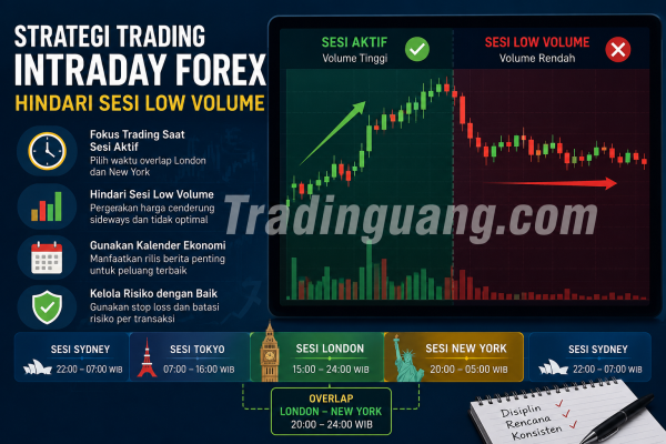 Strategi Trading Intraday untuk Hindari Sesi Low Volume