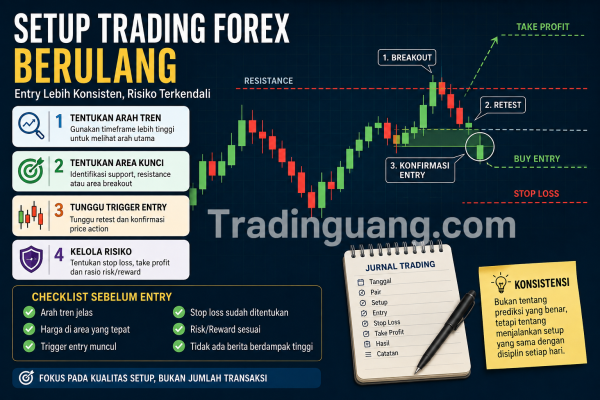 Setup Trading Forex Berulang untuk Entry Lebih Konsisten