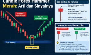 Apa Arti dari Candle Hammer Berwarna Merah?