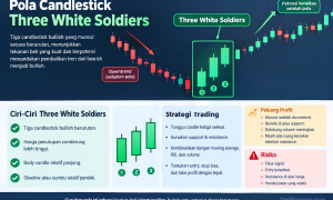 Candlestick Threee White Soldiers: Definisi, Strategi, Peluang Profit, dan Resiko