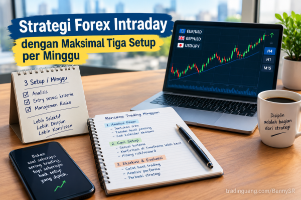 Strategi Forex Intraday dengan Maksimal Tiga Setup Per Minggu