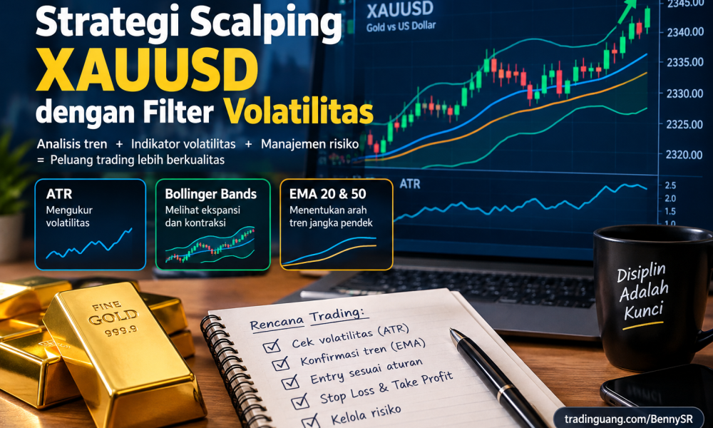 Strategi Scalping XAUUSD dengan Filter Volatilitas